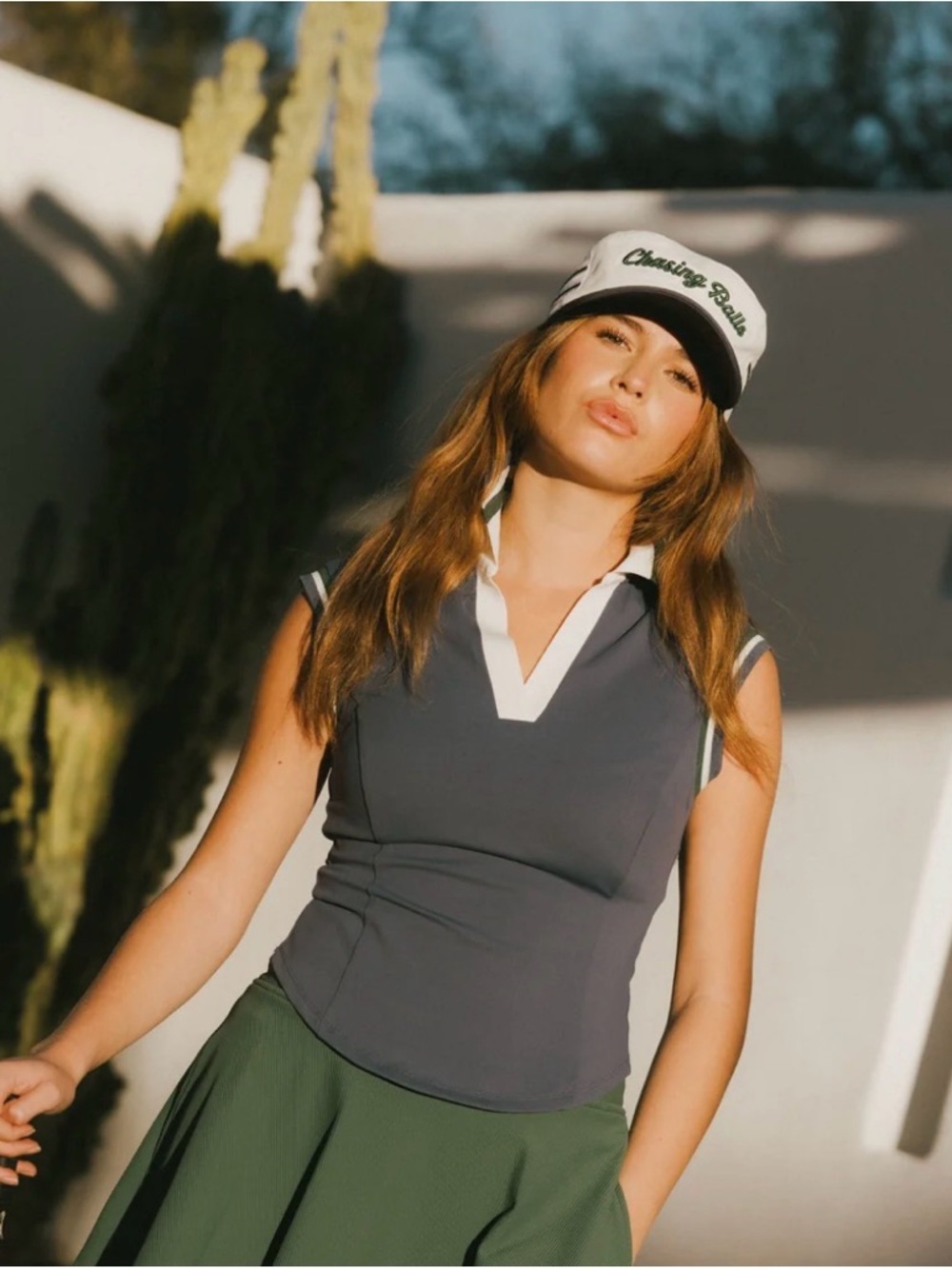 Fore All Women’s “Charlotte” Blue Polo